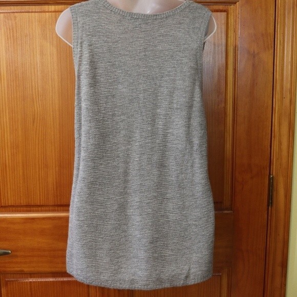 Eileen Fisher Gray Alpaca High Low Cardigan Sweater Set Medium - Picture 11 of 16